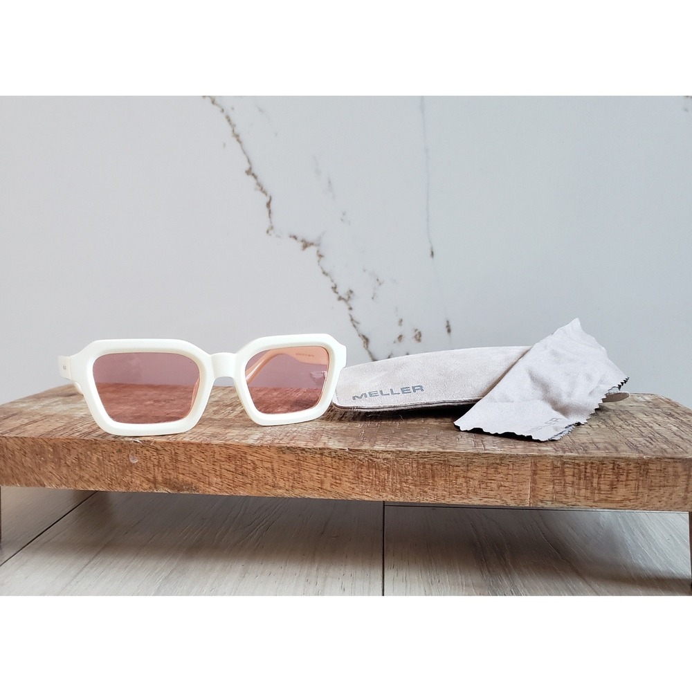 Meller Nayah Sunglasses Womens Ice Pink Lens Square Frame Barcelona Design